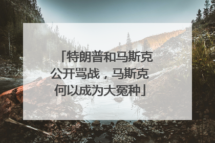 特朗普和马斯克公开骂战，马斯克何以成为大冤种