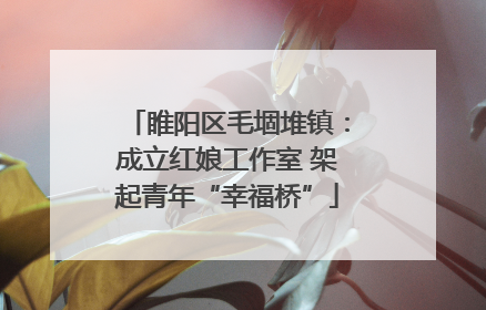 睢阳区毛堌堆镇：成立红娘工作室 架起青年“幸福桥”