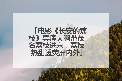 电影《长安的荔枝》导演大鹏带茂名荔枝进京，荔枝热甜透荧屏内外