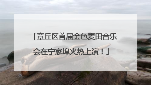 章丘区首届金色麦田音乐会在宁家埠火热上演！