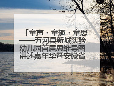 童声・童趣・童思——五河县新城实验幼儿园首届思维导图讲述嘉年华暨安徽省学前教育教研基地园项目阶段性成果展示活动