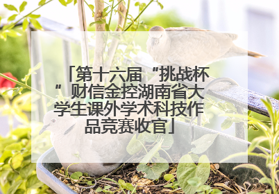 第十六届“挑战杯”财信金控湖南省大学生课外学术科技作品竞赛收官