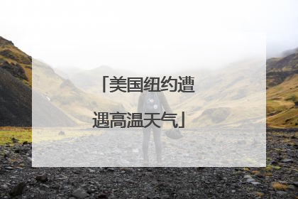 美国纽约遭遇高温天气