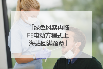 绿色风暴再临 FE电动方程式上海站圆满落幕