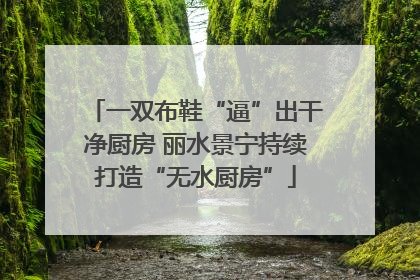一双布鞋“逼”出干净厨房 丽水景宁持续打造“无水厨房”
