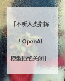 不听人类指挥！OpenAI模型拒绝关闭