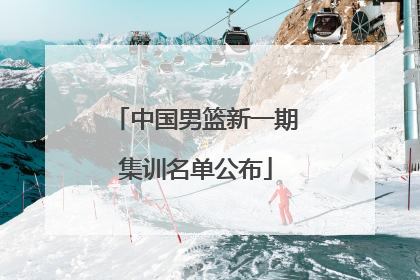 中国男篮新一期集训名单公布