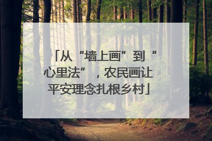 从“墙上画”到“心里法”，农民画让平安理念扎根乡村