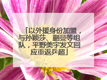 以外援身份加盟，与孙颖莎、蒯曼等组队，平野美宇发文回应重返乒超