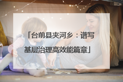 台前县夹河乡：谱写基层治理高效能篇章