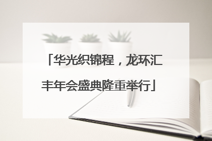 华光织锦程，龙环汇丰年会盛典隆重举行