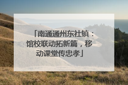 南通通州东社镇：馆校联动拓新篇，移动课堂传忠孝