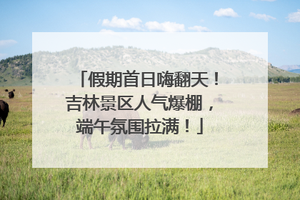假期首日嗨翻天！吉林景区人气爆棚，端午氛围拉满！