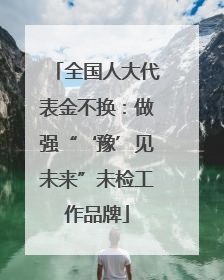 全国人大代表金不换：做强“‘豫’见未来”未检工作品牌