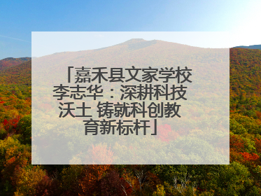 嘉禾县文家学校李志华：深耕科技沃土 铸就科创教育新标杆