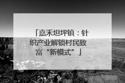 嘉禾坦坪镇：针织产业解锁村民致富“新模式”