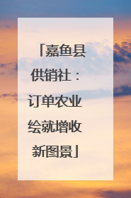嘉鱼县供销社：订单农业绘就增收新图景