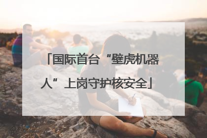 国际首台“壁虎机器人”上岗守护核安全