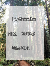安徽宣城宣州区：篮球赛场展风采