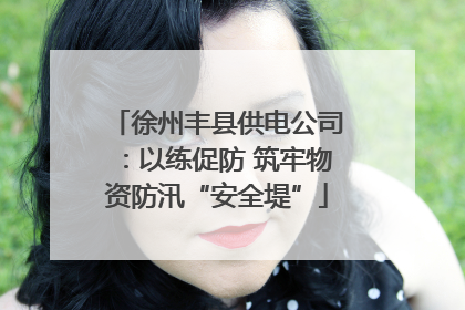 徐州丰县供电公司：以练促防 筑牢物资防汛“安全堤”
