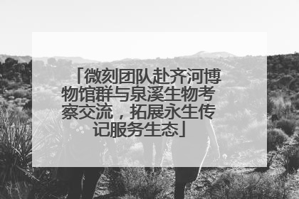 微刻团队赴齐河博物馆群与泉溪生物考察交流，拓展永生传记服务生态