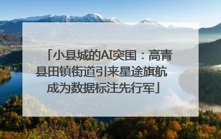 小县城的AI突围：高青县田镇街道引来星途旗航 成为数据标注先行军