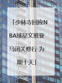 少林寺回应NBA球星文班亚马闭关修行 为期十天