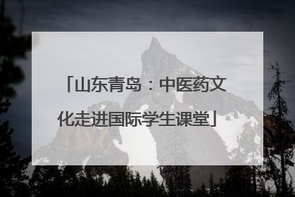 山东青岛：中医药文化走进国际学生课堂