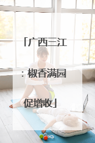 广西三江：椒香满园促增收