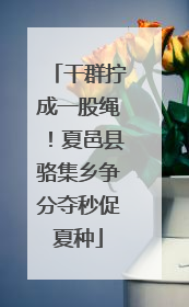 干群拧成一股绳！夏邑县骆集乡争分夺秒促夏种