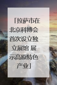 拉萨市在北京科博会首次设立独立展馆 展示高原特色产业