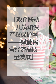 政企联动，共筑知识产权保护网——赋能民营经济高质量发展