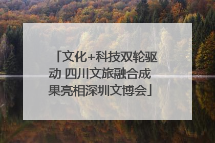 文化+科技双轮驱动 四川文旅融合成果亮相深圳文博会