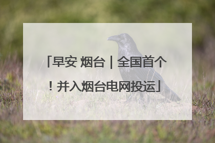 早安 烟台｜全国首个！并入烟台电网投运