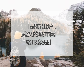 最新出炉，武汉的城市网络形象是