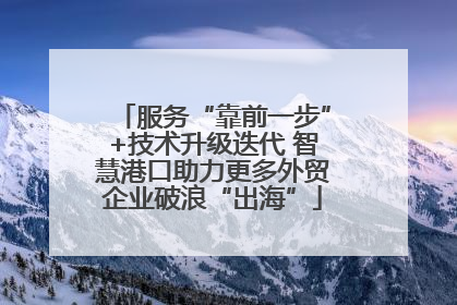服务“靠前一步”+技术升级迭代 智慧港口助力更多外贸企业破浪“出海”