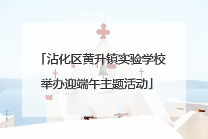 沾化区黄升镇实验学校举办迎端午主题活动