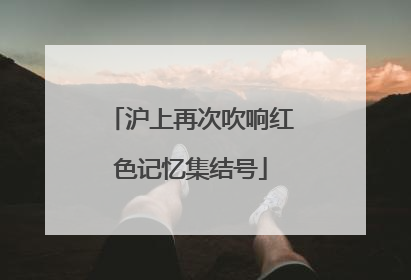 沪上再次吹响红色记忆集结号