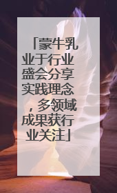 蒙牛乳业于行业盛会分享实践理念，多领域成果获行业关注