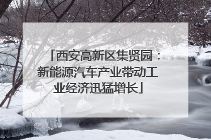 西安高新区集贤园：新能源汽车产业带动工业经济迅猛增长