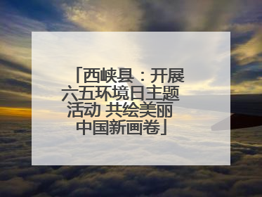 西峡县：开展六五环境日主题活动 共绘美丽中国新画卷