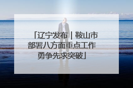 辽宁发布｜鞍山市部署八方面重点工作勇争先求突破