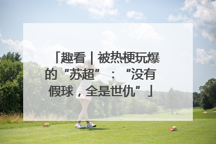 趣看｜被热梗玩爆的“苏超”：“没有假球，全是世仇”