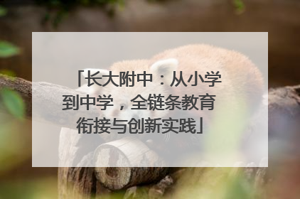 长大附中：从小学到中学，全链条教育衔接与创新实践