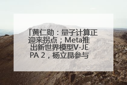 黄仁勋：量子计算正迎来拐点；Meta推出新世界模型V-JEPA 2，杨立昆参与开发丨全球科技早参