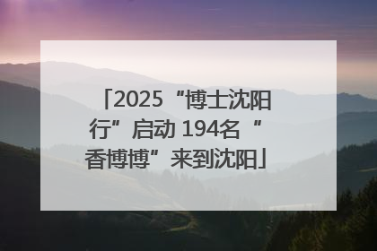 2025“博士沈阳行”启动 194名“香博博”来到沈阳