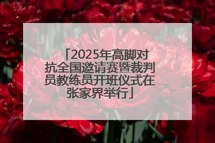 2025年高脚对抗全国邀请赛暨裁判员教练员开班仪式在张家界举行