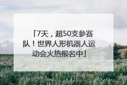 7天，超50支参赛队！世界人形机器人运动会火热报名中