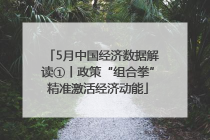 5月中国经济数据解读①丨政策“组合拳”精准激活经济动能
