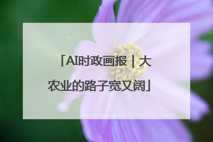 AI时政画报｜大农业的路子宽又阔